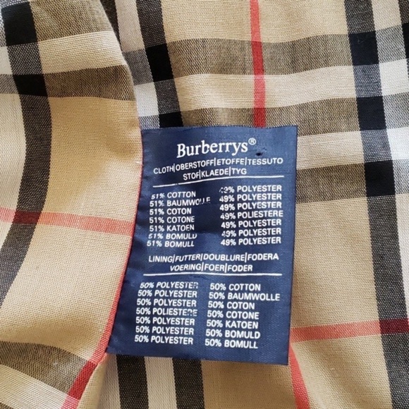 BURBERRY VINTAGE CLASSIC NOVA CHECK LINED TRENCH COAT - Picture 8 of 11